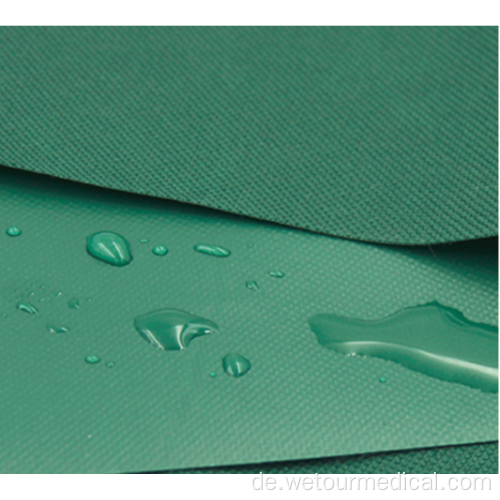 Medizinisches PVC-wasserdichtes Schutzgewebe aus 100% Polyester